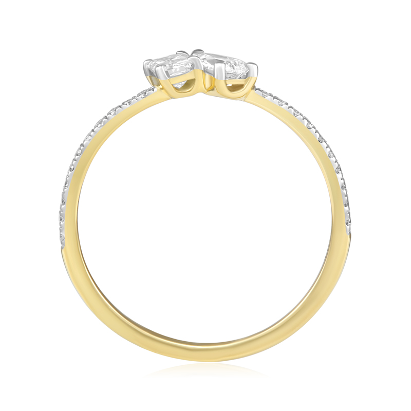 Inel Logodna Toi et Moi Aur 18k Diamante BLANCO'S