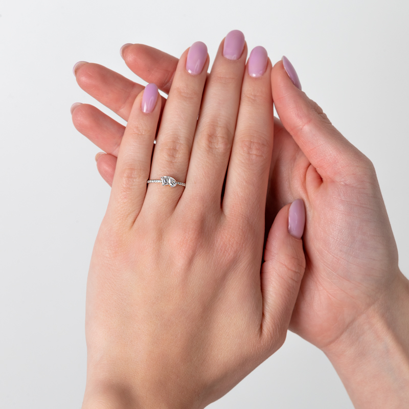 Inel Logodna Toi et Moi Aur 18k Diamante BLANCO'S