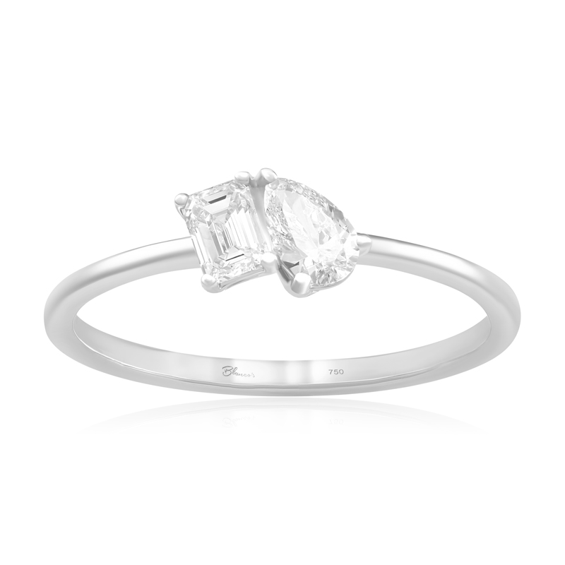 Inel Logodna Toi et Moi Aur 18k Diamante BLANCO'S