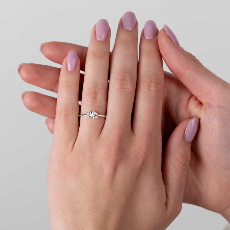 Inel Logodna Toi et Moi Aur 18k Diamante BLANCO'S