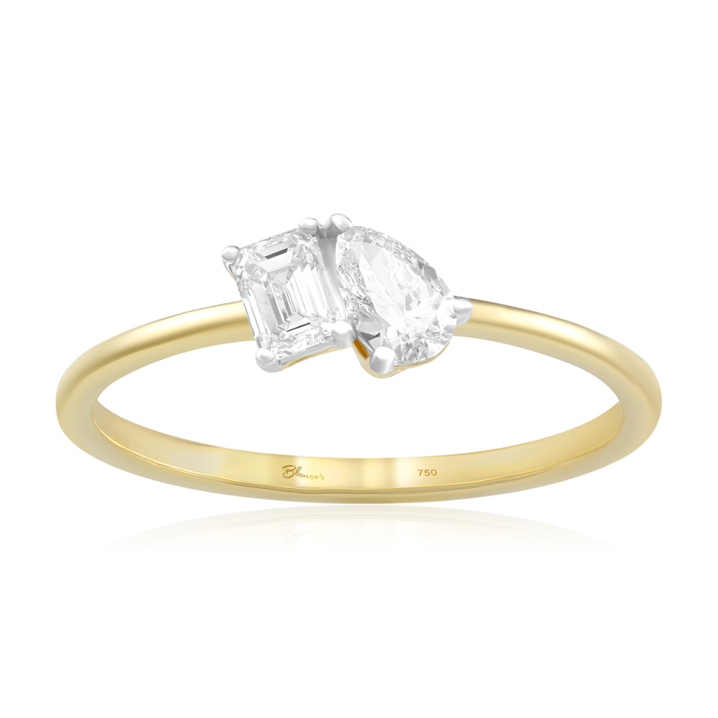 Inel Logodna Toi et Moi Aur 18k Diamante BLANCO'S