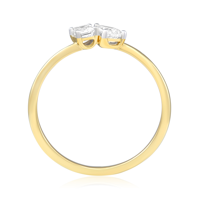 Inel Logodna Toi et Moi Aur 18k Diamante BLANCO'S