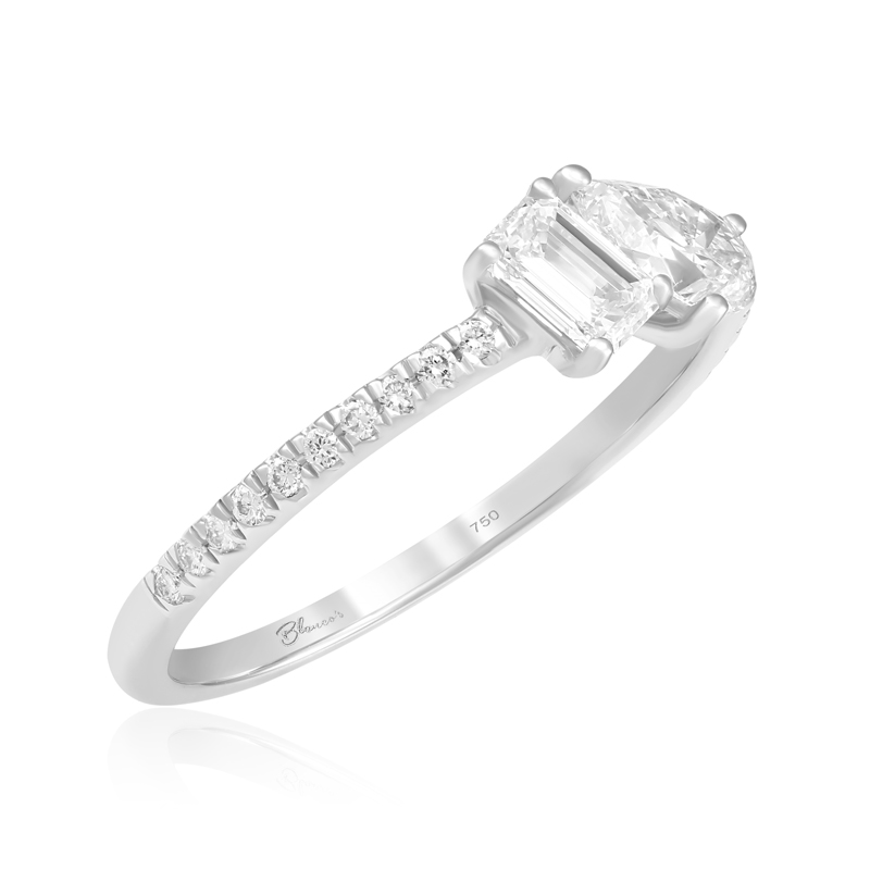 Inel Logodna Toi et Moi Aur 18k Diamante BLANCO'S