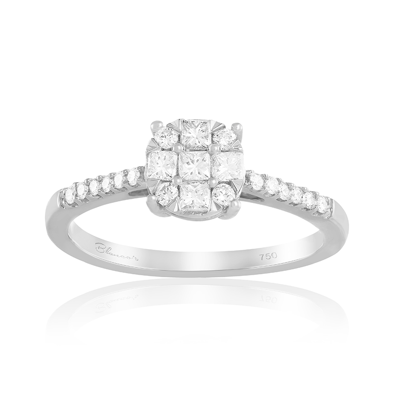 Inel Logodna Aur 18k Diamante BLANCO'S Inel Logodna Aur 18k Diamante BLANCO'S