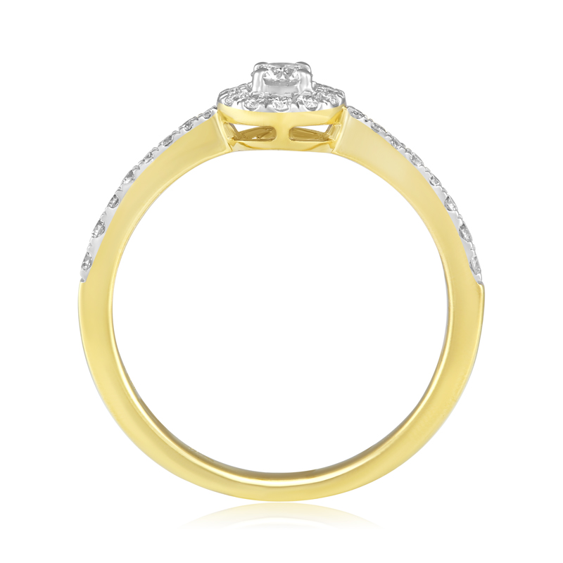 Inel Logodna Aur 18k Diamante BLANCO'S