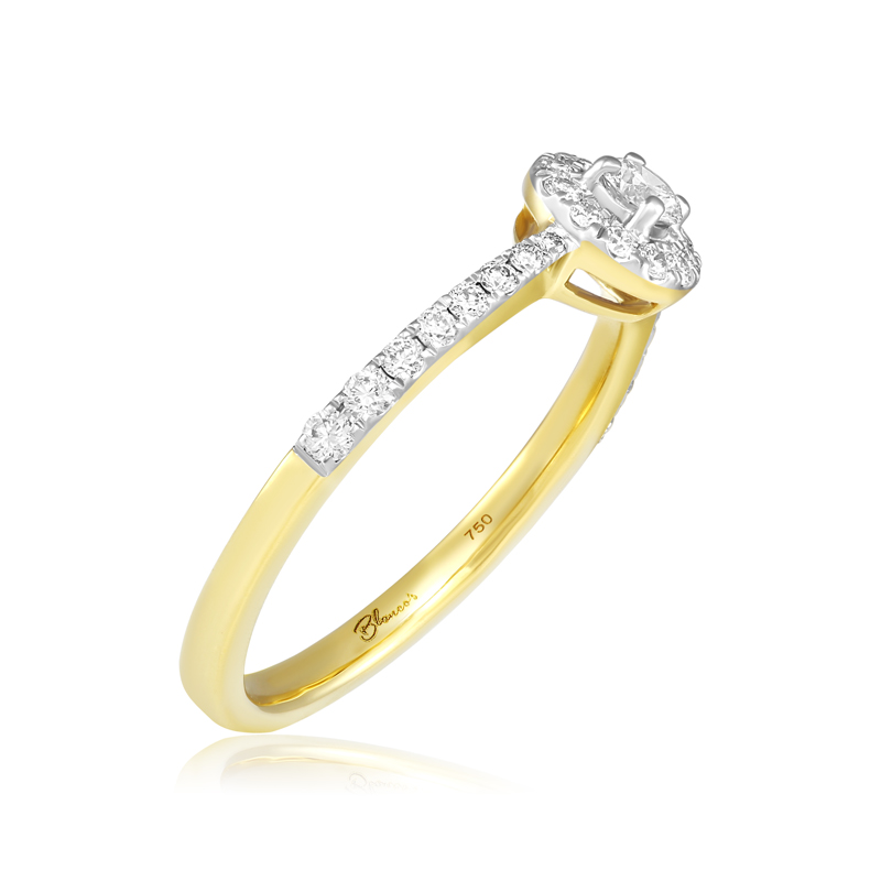 Inel Logodna Aur 18k Diamante BLANCO'S