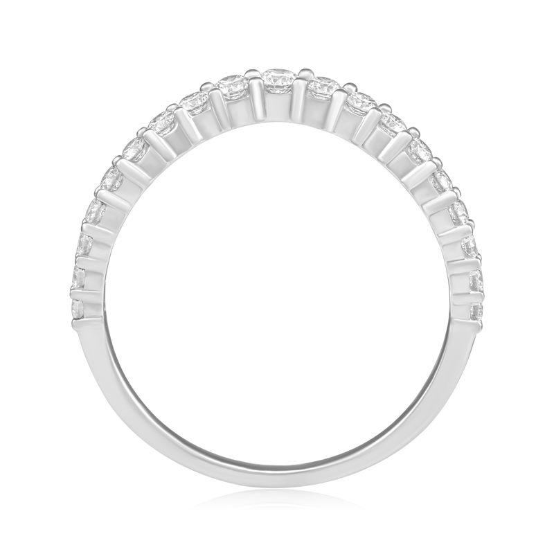 Inel Semi Eternity Aur 18k Diamante BLANCO'S