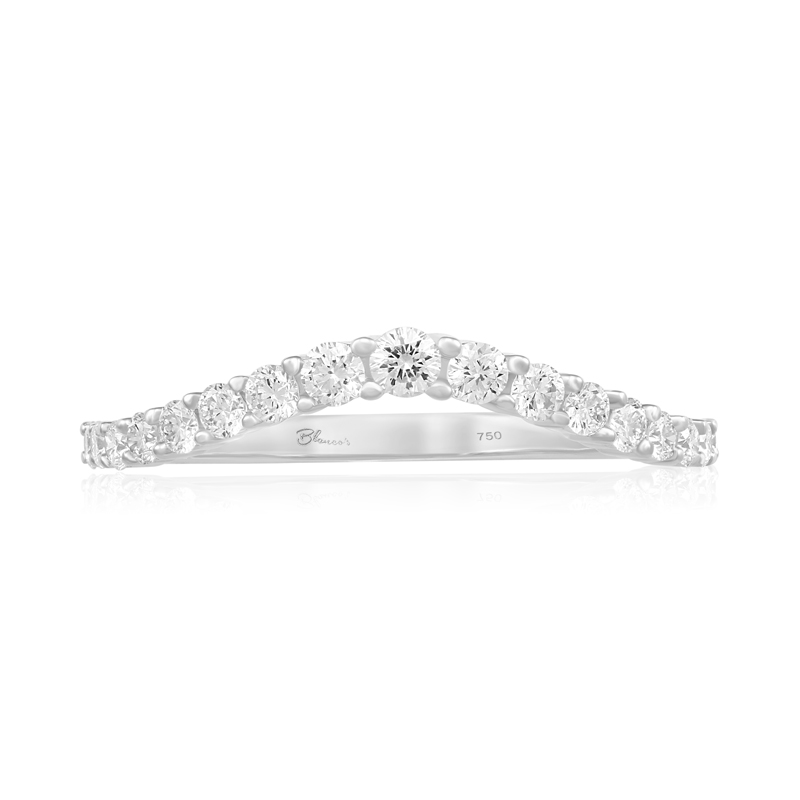 Inel Semi Eternity Aur 18k Diamante BLANCO'S