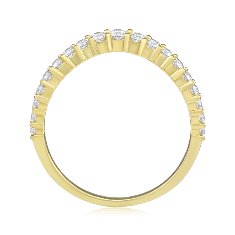 Inel Semi Eternity Aur 18k Diamante BLANCO'S