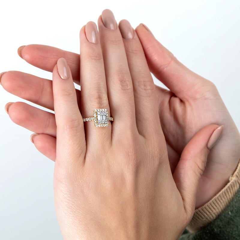 Inel Aur 18k Diamante BLANCO'S
