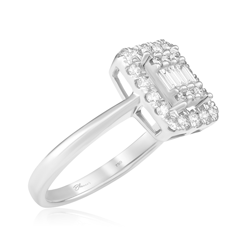 Inel Logodna Aur 18k Diamante BLANCO'S