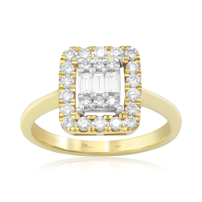 Inel Logodna Aur 18k Diamante BLANCO'S