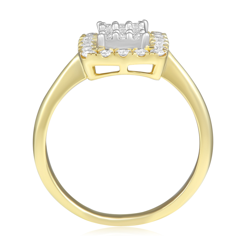 Inel Logodna Aur 18k Diamante BLANCO'S