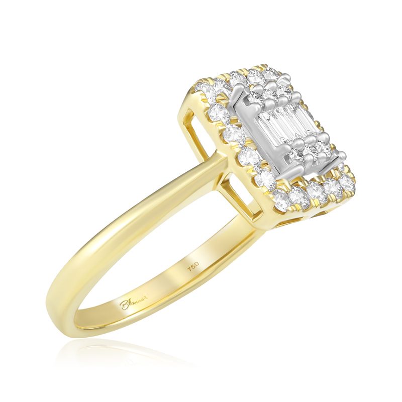 Inel Logodna Aur 18k Diamante BLANCO'S