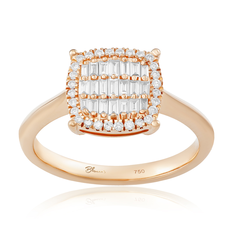 Inel Logodna Aur 18k Diamante BLANCO'S