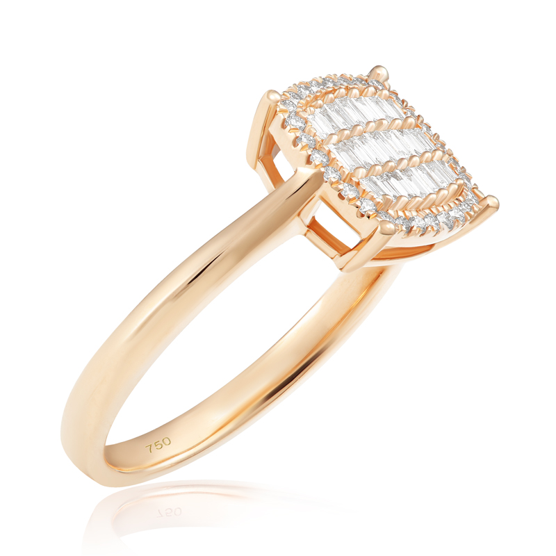 Inel Logodna Aur 18k Diamante BLANCO'S