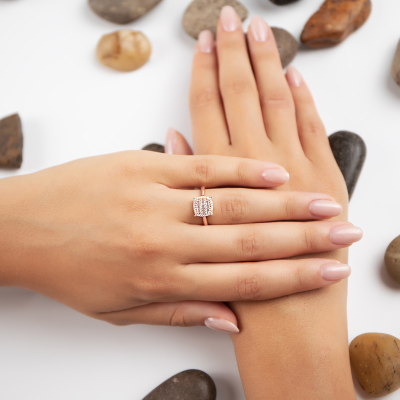 Inel Logodna Aur 18k Diamante BLANCO'S
