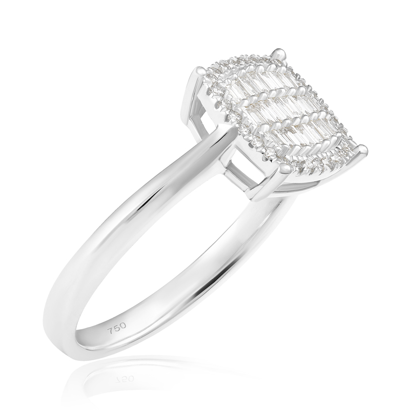 Inel Logodna Aur 18k Diamante BLANCO'S