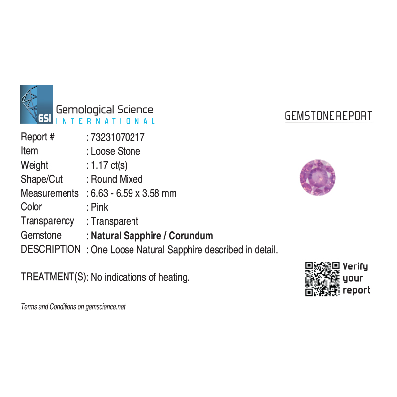 Inel Aur 18k Diamante, Safir Roz DERUVO