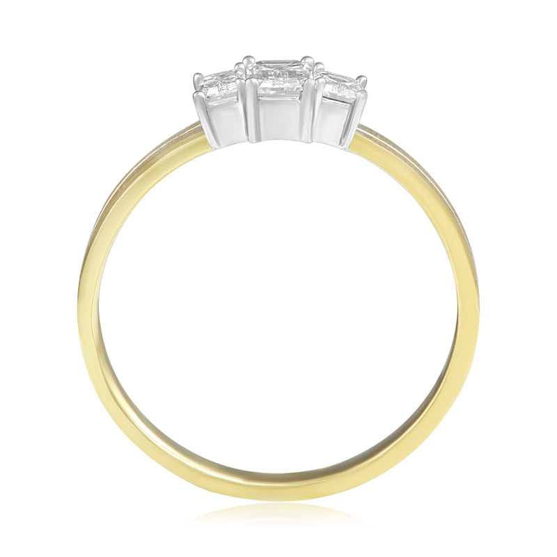 Inel Logodna Aur 18k Diamante BLANCO'S