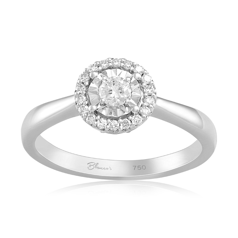 Inel Aur 18k Diamante BLANCO'S