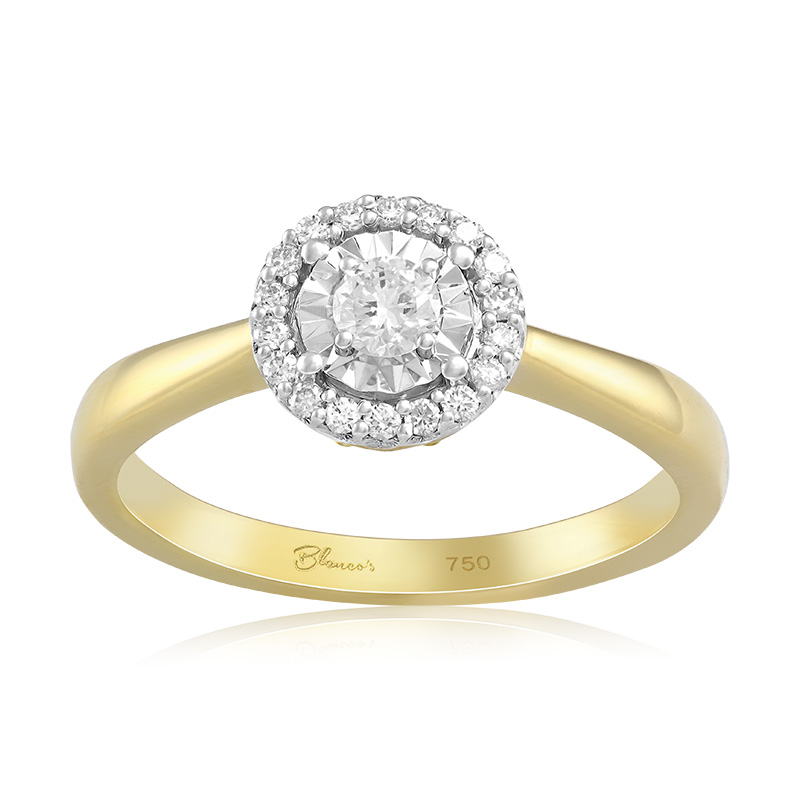Inel Aur 18k Diamante BLANCO'S