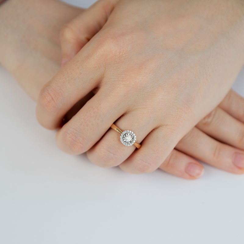 Inel Aur 18k Diamante BLANCO'S