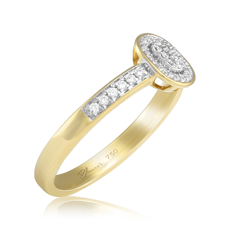 Inel Aur 18k Diamante BLANCO'S