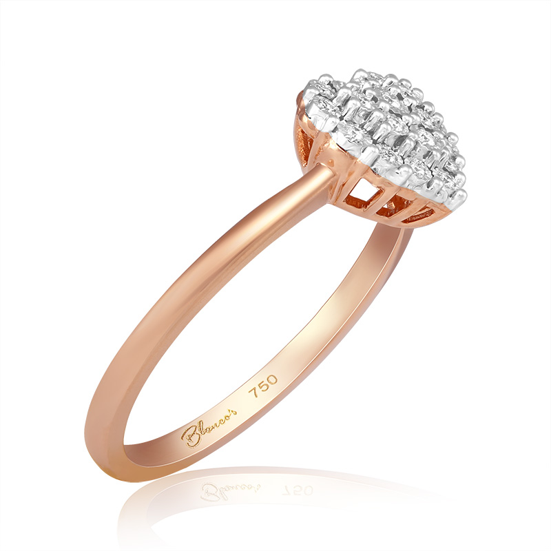 Inel Inima Aur 18k Diamante BLANCO'S