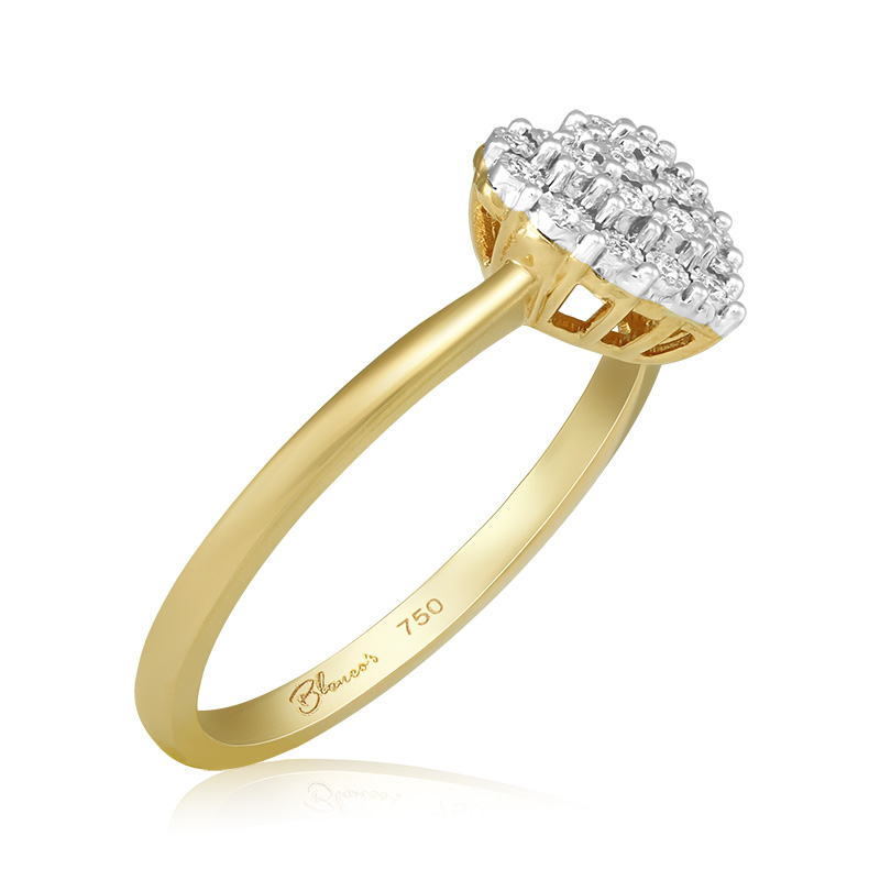 Inel Inima Aur 18k Diamante BLANCO'S