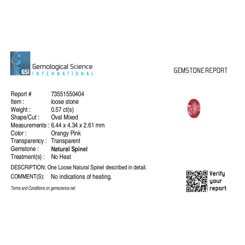 Inel Aur 18k Diamante, Spinel Roz DERUVO