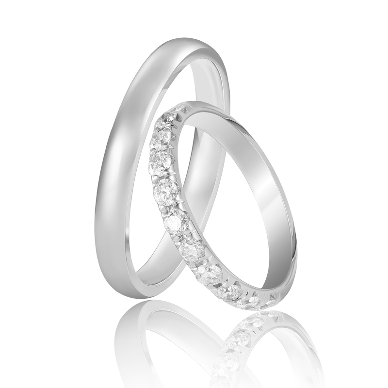 Verighete Platina Diamante SABRINI Verighete Platina Diamante SABRINI