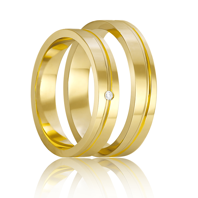 Verighete Aur Diamante SABRINI