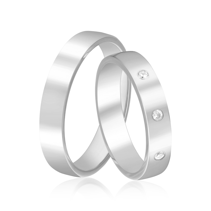 Verighete Platina Diamante SABRINI Verighete Platina Diamante SABRINI