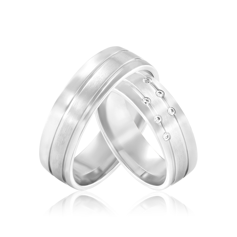 Verighete Aur Diamante SABRINI Verighete Aur Diamante SABRINI
