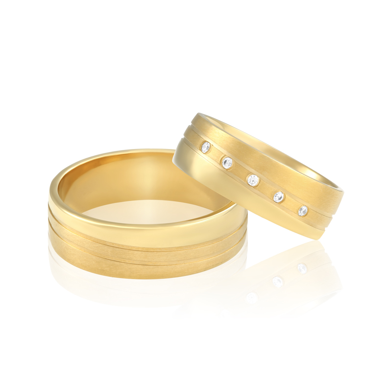 Verighete Aur Diamante SABRINI Verighete Aur Diamante SABRINI