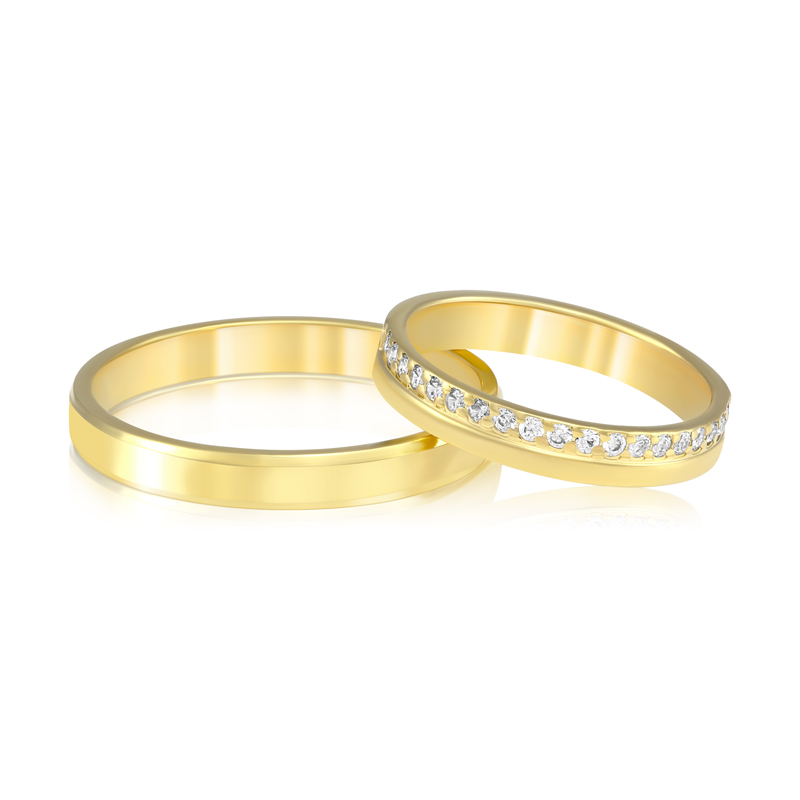 Verighete Aur Diamante SABRINI Verighete Aur Diamante SABRINI