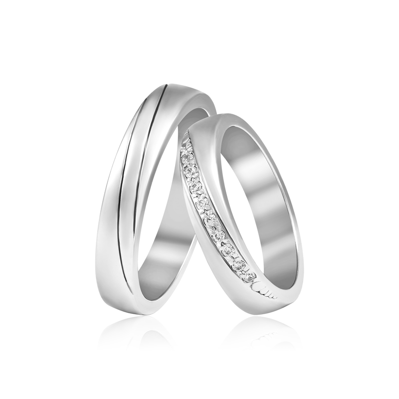 Verighete Aur Diamante SABRINI Verighete Aur Diamante SABRINI