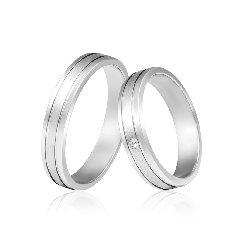 Verighete Platina Diamant SABRINI