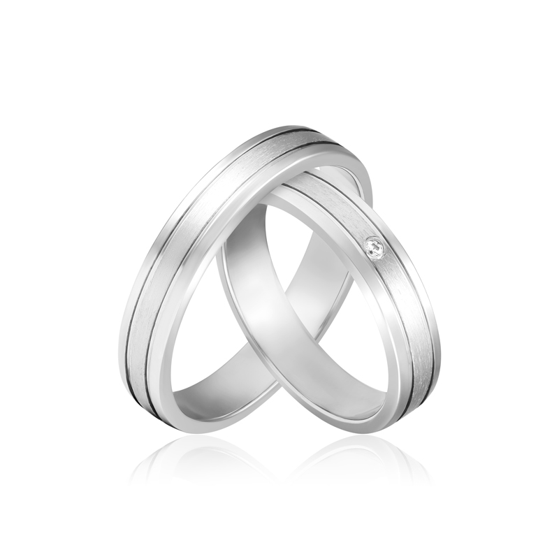 Verighete Platina Diamant SABRINI
